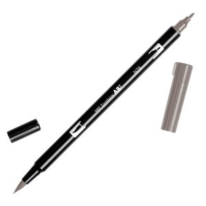 Tombow dual brush pen Warm grey
