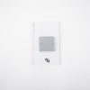 square transparant sticky notes Warm grey