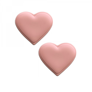 Matte Pink Magnetic Hearts