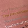 Organizer personaliseren