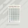 Square Aufkleber transparent