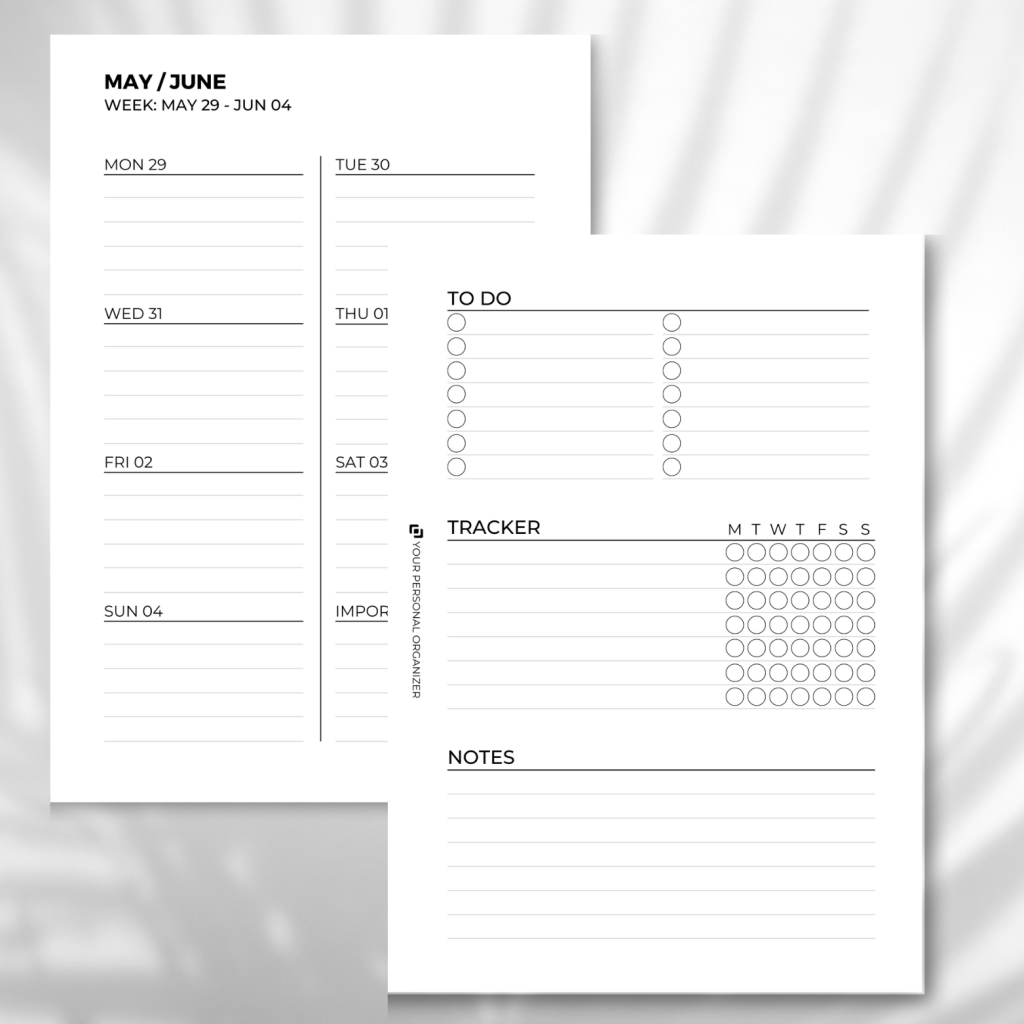 week-on-2-pages-planner-your-personal-organizer