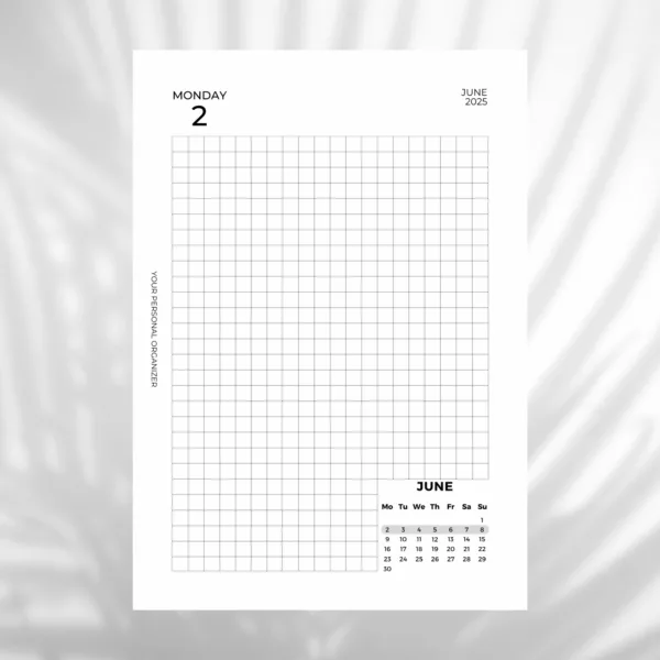 Daily grid - Juni/Mai