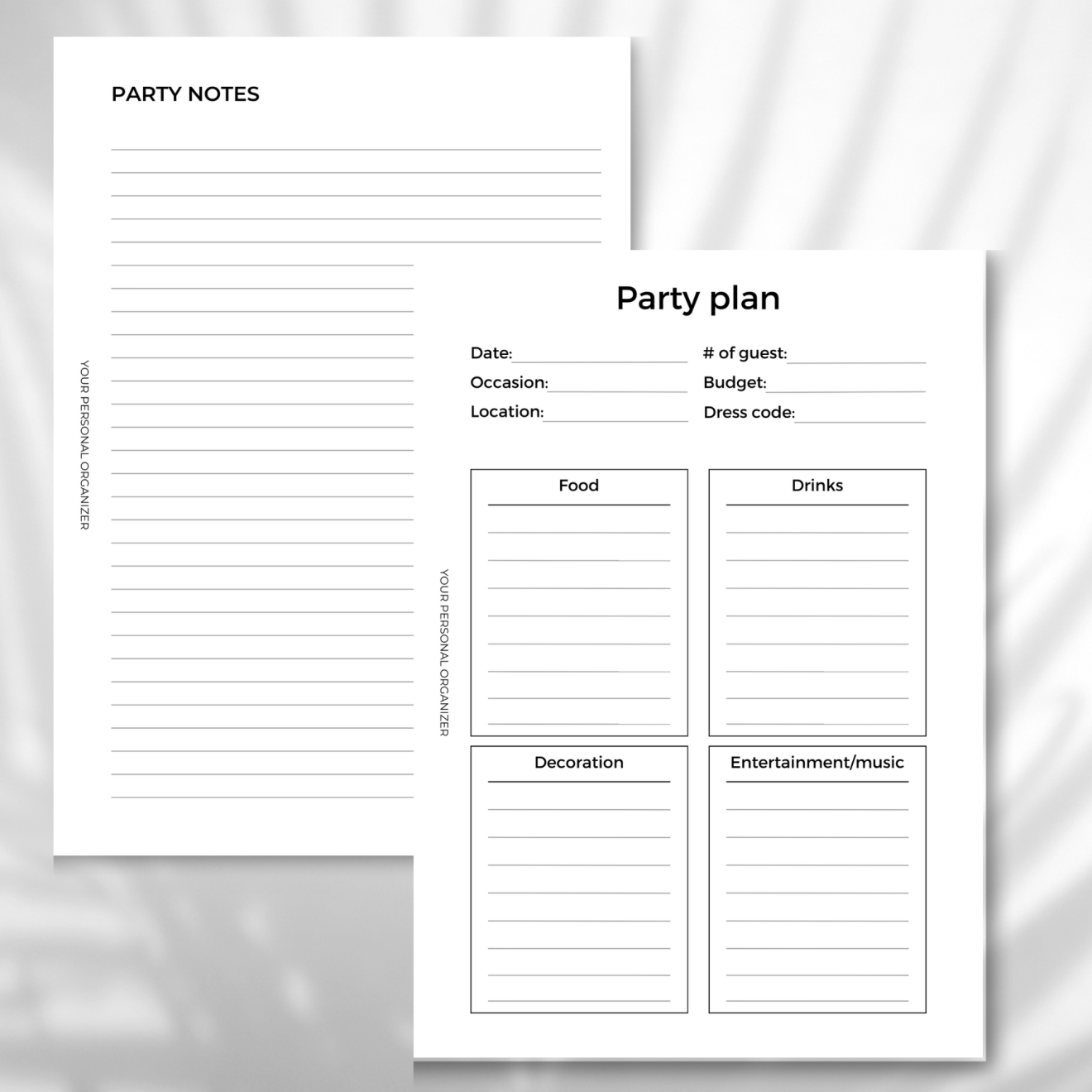 Party Plan Insert Your Personal Organizer party-plan-insert-your-personal-organizer
