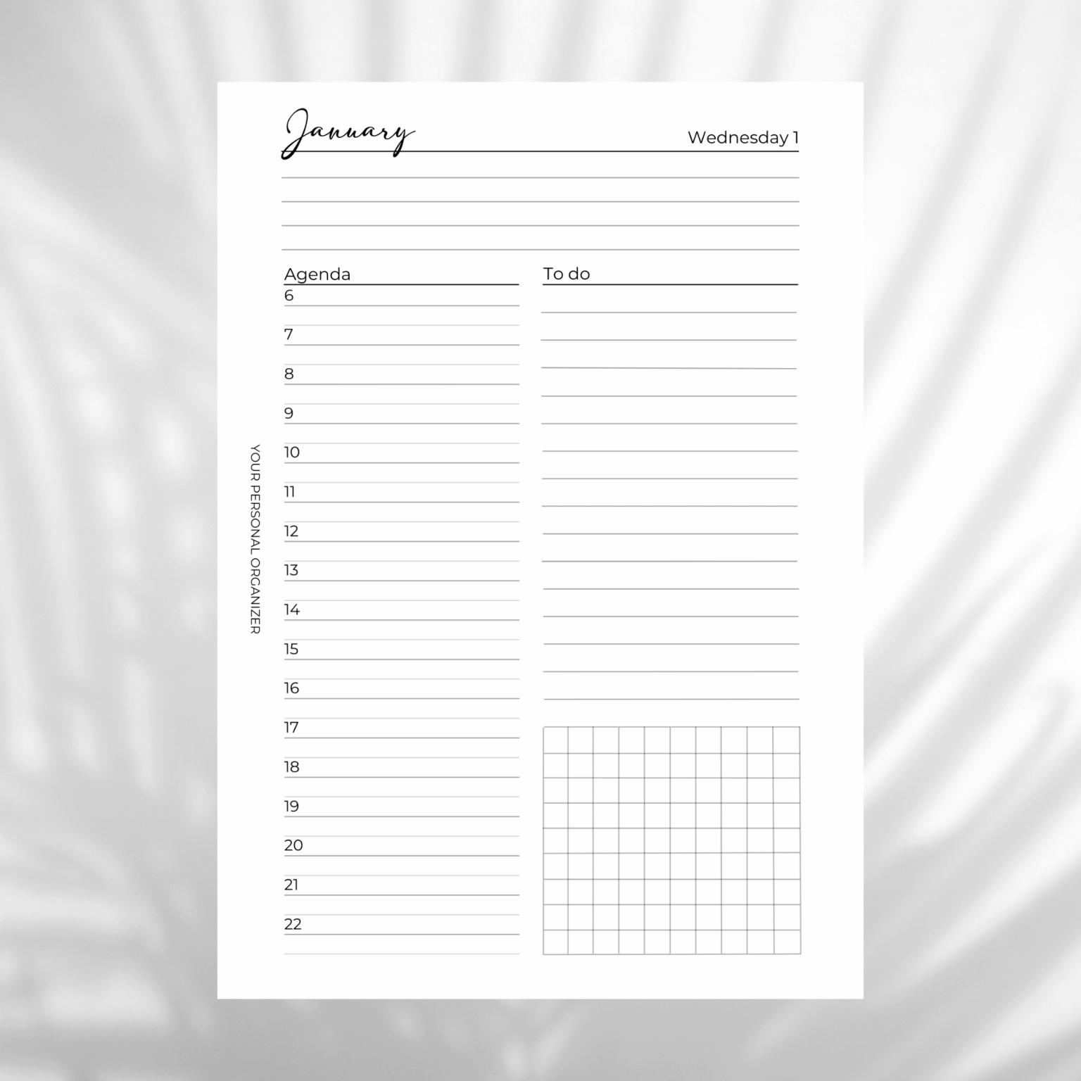Daily routine planner 2025 your personal organizer