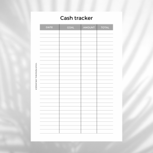 Cash tracker
