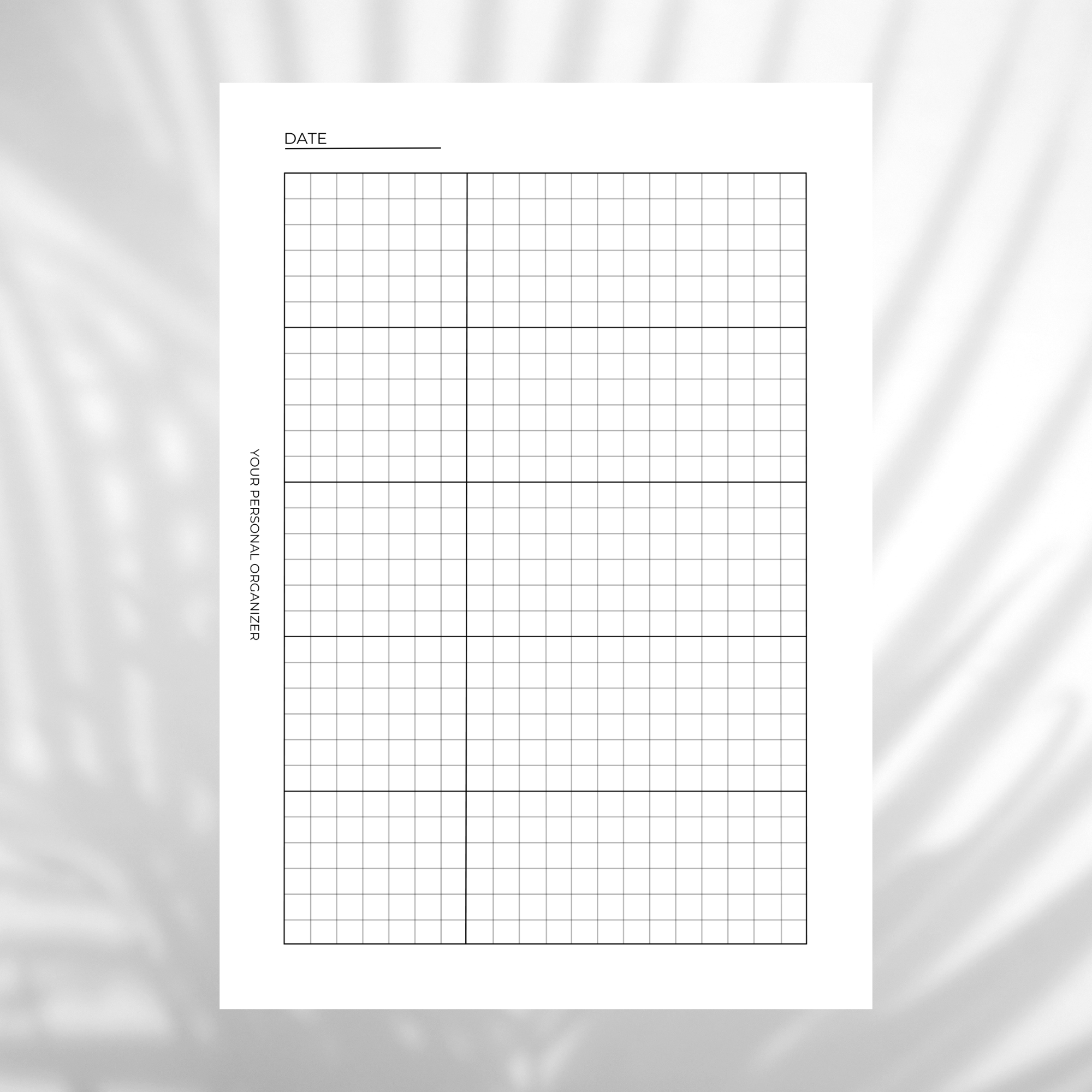 Ivy Lee Methode Grid Insert Your Personal Organizer